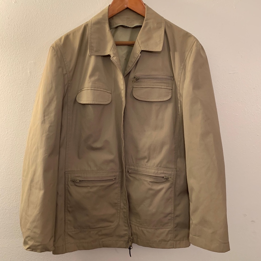 London Fog Unisex Raincoat 42R No Zip-In Liner - Picture 3 of 5